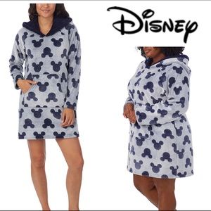 *NEW* Disney Mickey Mouse  Cozy Fleece Hoodie Dress